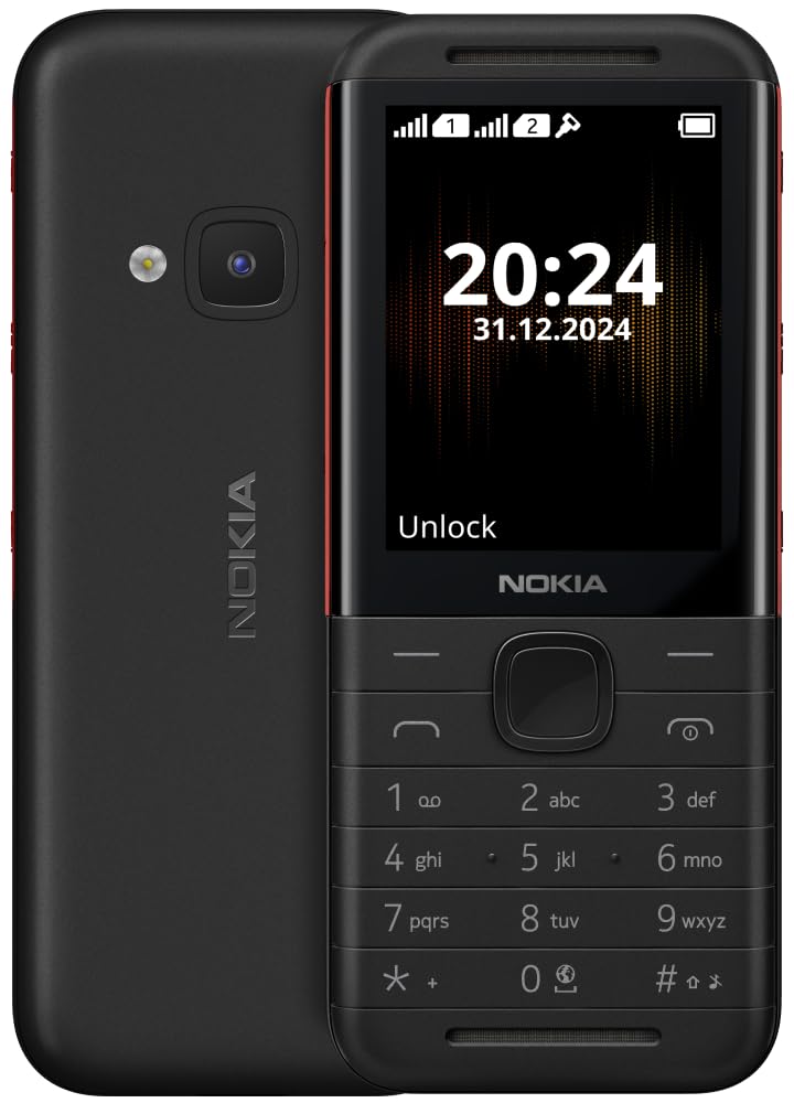 Nokia 5310 Dual SIM Keypad Phone with MP3 Player, Wireless FM Radio and Rear Camera with Flash