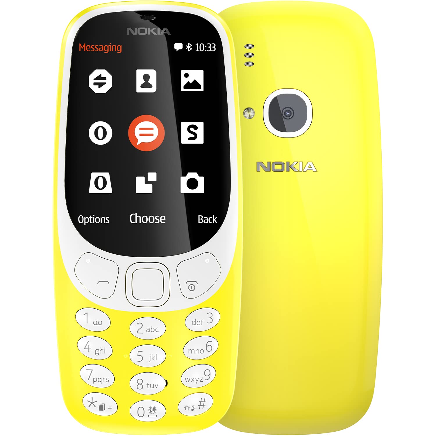 Nokia 3310 Dual SIM Keypad Phone with MP3 Player, Wireless FM Radio and Rear Camera
