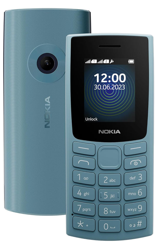 Nokia 110 with Built-in UPI App and Scan & Pay Feature, MP3 Player, Rear Camera, Long-Lasting Battery, and Voice Recorder